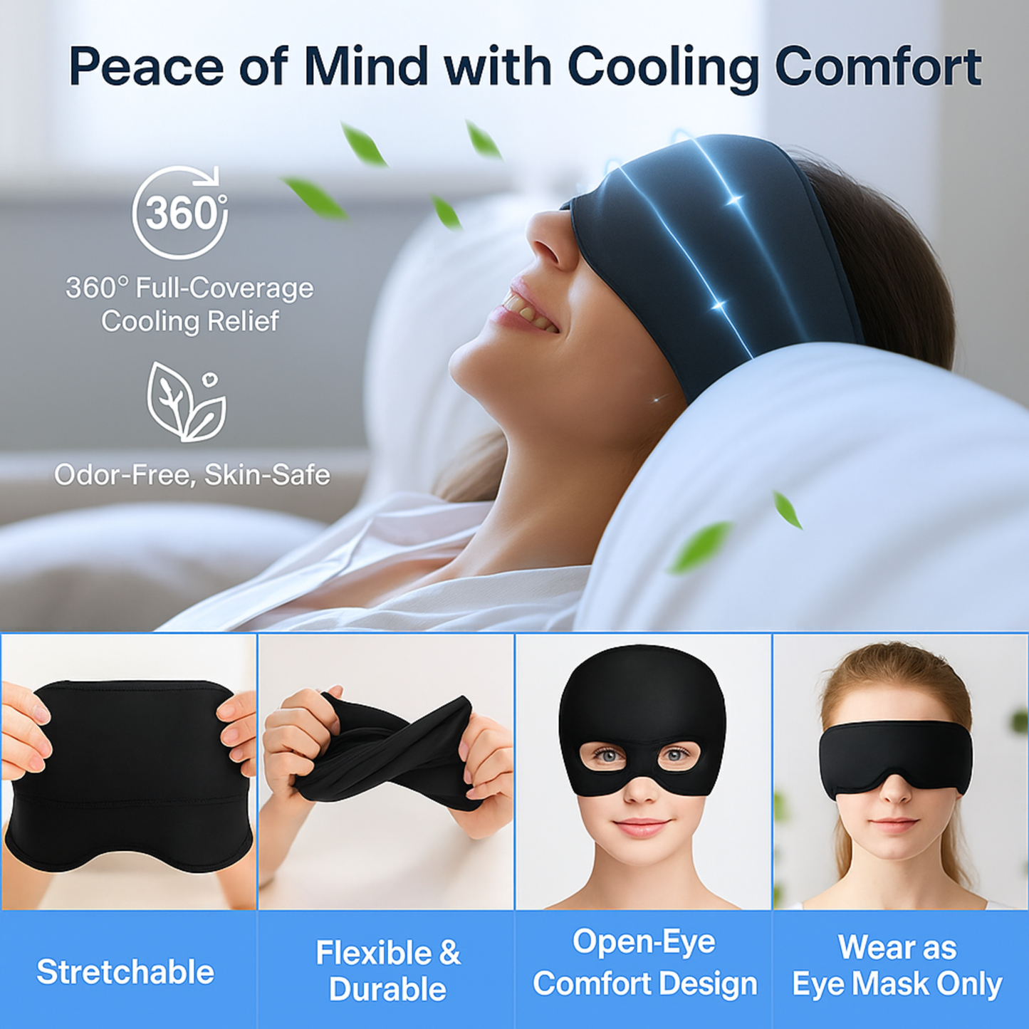 3-in-1 Migraine Relief Cap by Soothora®